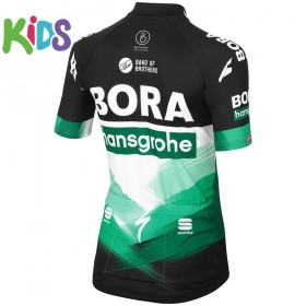 Completo Maglia Ciclismo + Pantaloncino 2020 Bora-Hansgrohe Bambinio N001